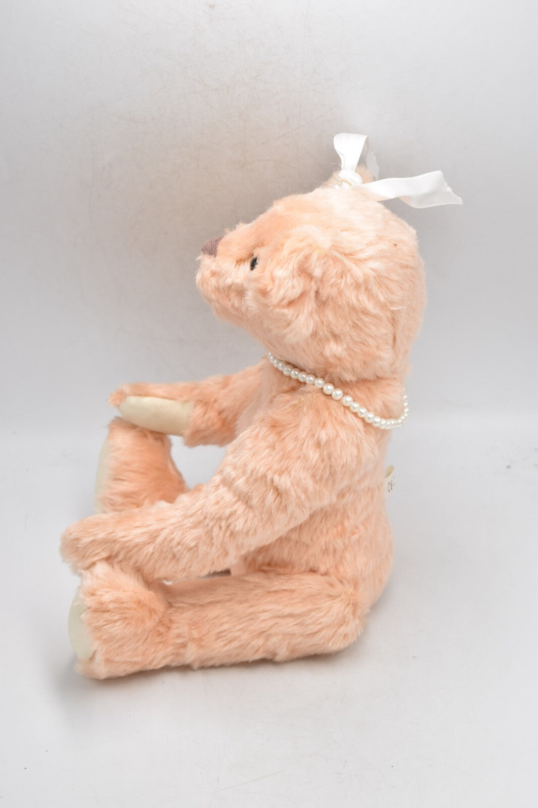 Vintage Artist Bear by Mrs B.M. Beardwell – OOAK Mohair Teddy Bear with Pearls