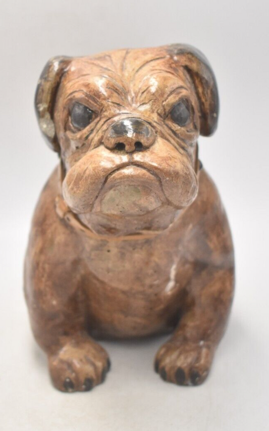 Vintage Critters English Bulldog Large Stone Figurine Statue Ornament – G Bolton
