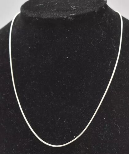 Vintage Sterling Silver 925 Snake Chain Necklace – 40cm