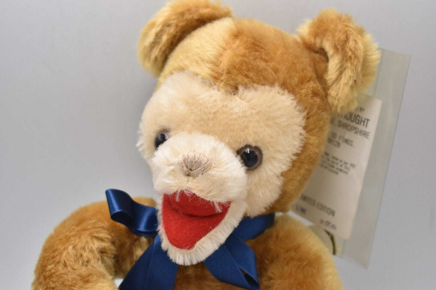Merrythought Teddy Do Fings – Limited Edition – Mohair – Retired & Tagged