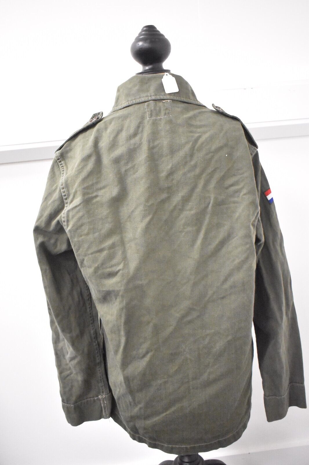 Vintage 1959 Dutch Army Fatigue Utility Shirt – Chest 38" – Authentic Military