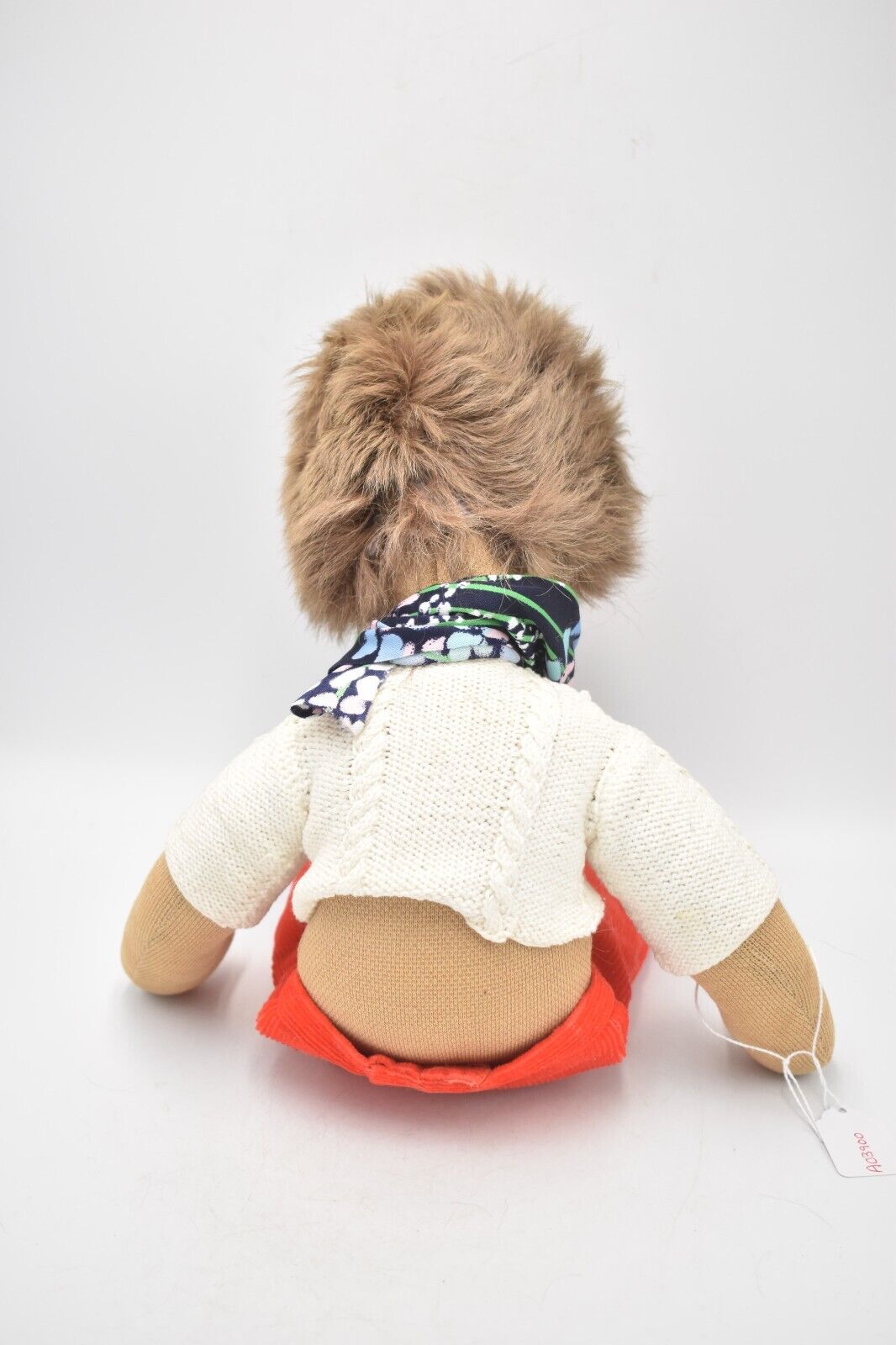 Vintage Felt Rag Doll with Clothes - 42cm