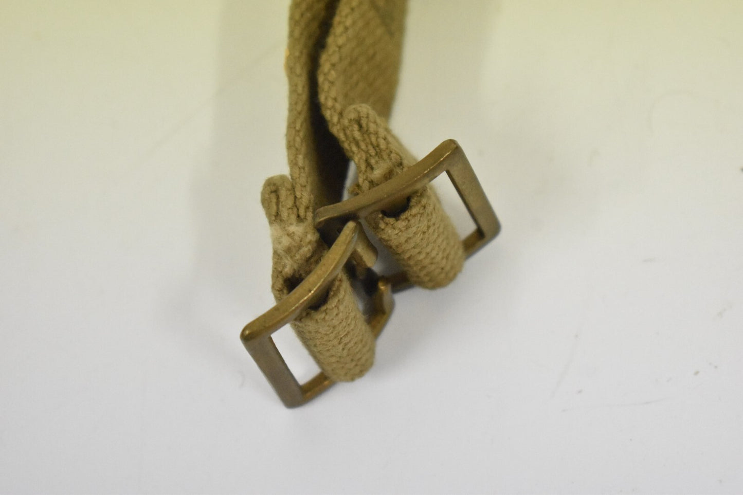 British Army WWII 37 Pattern Equipment/Large Pack Straps x2 Dated 1944 MECO