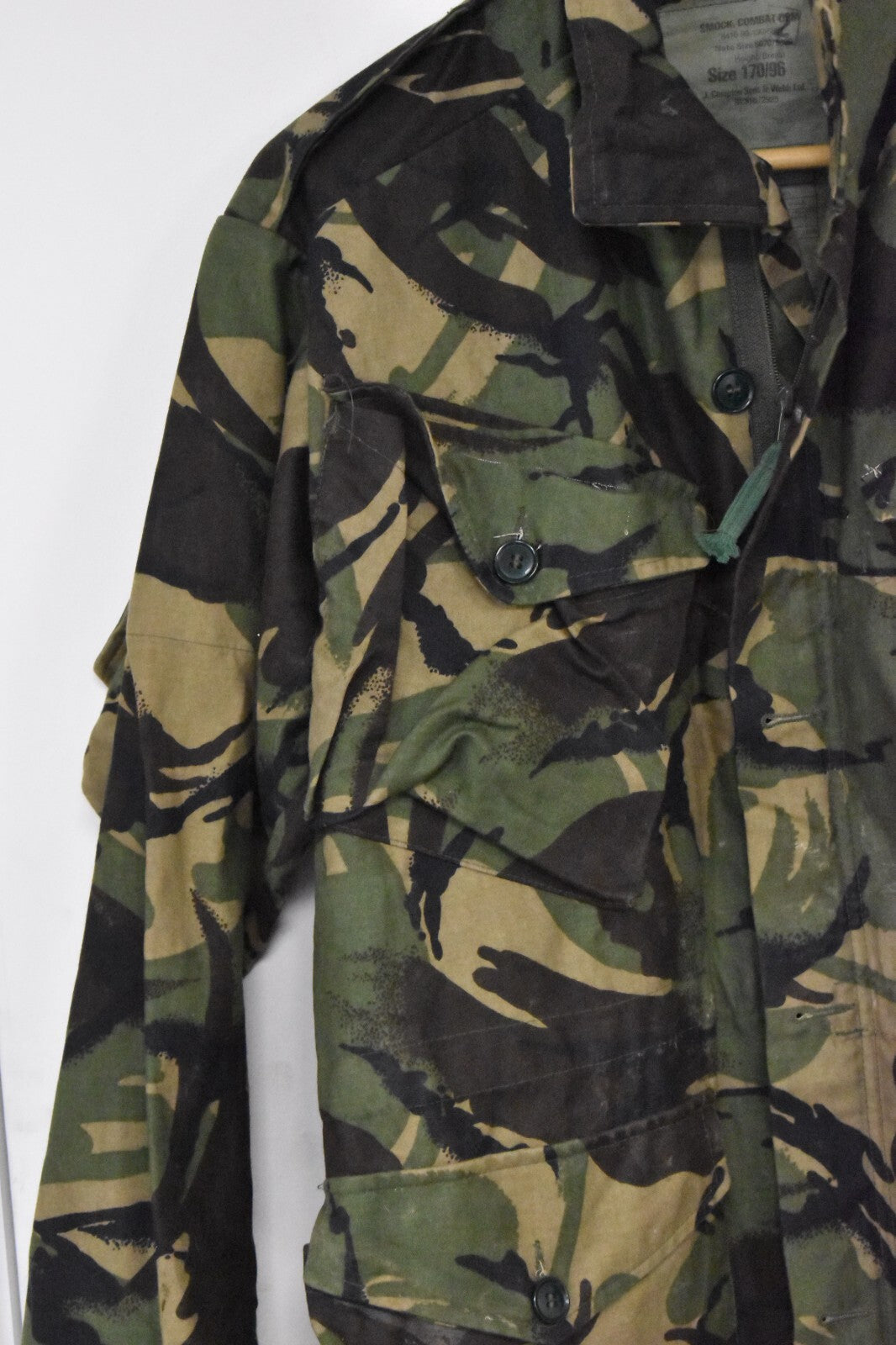 British Army DPM Combat Jacket Size 170/96 Camouflage Airsoft, Fishing Paintball