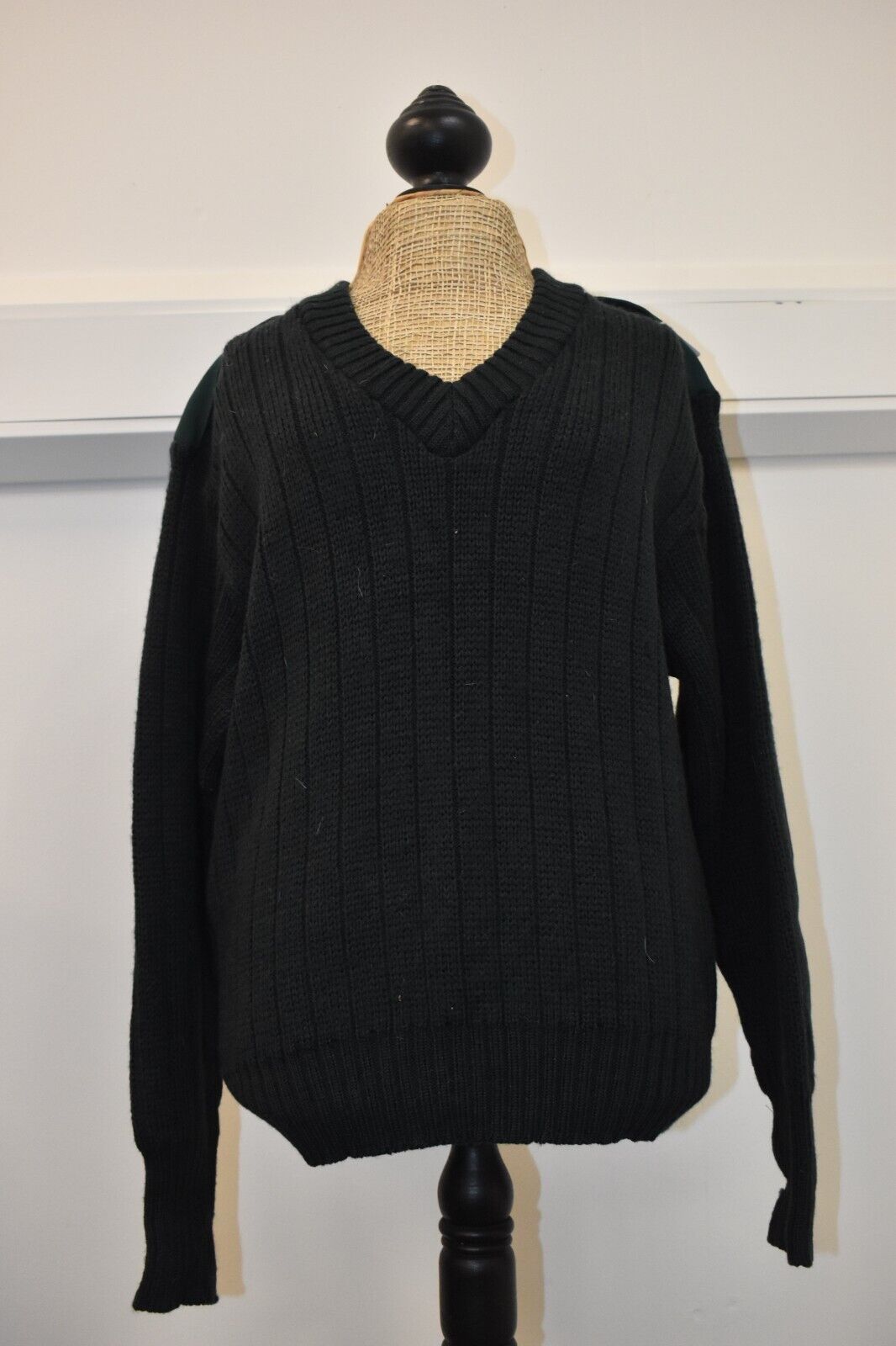 British Army WRAC Dark Green Wool Jersey – Women's Royal Army Corps, Size 3