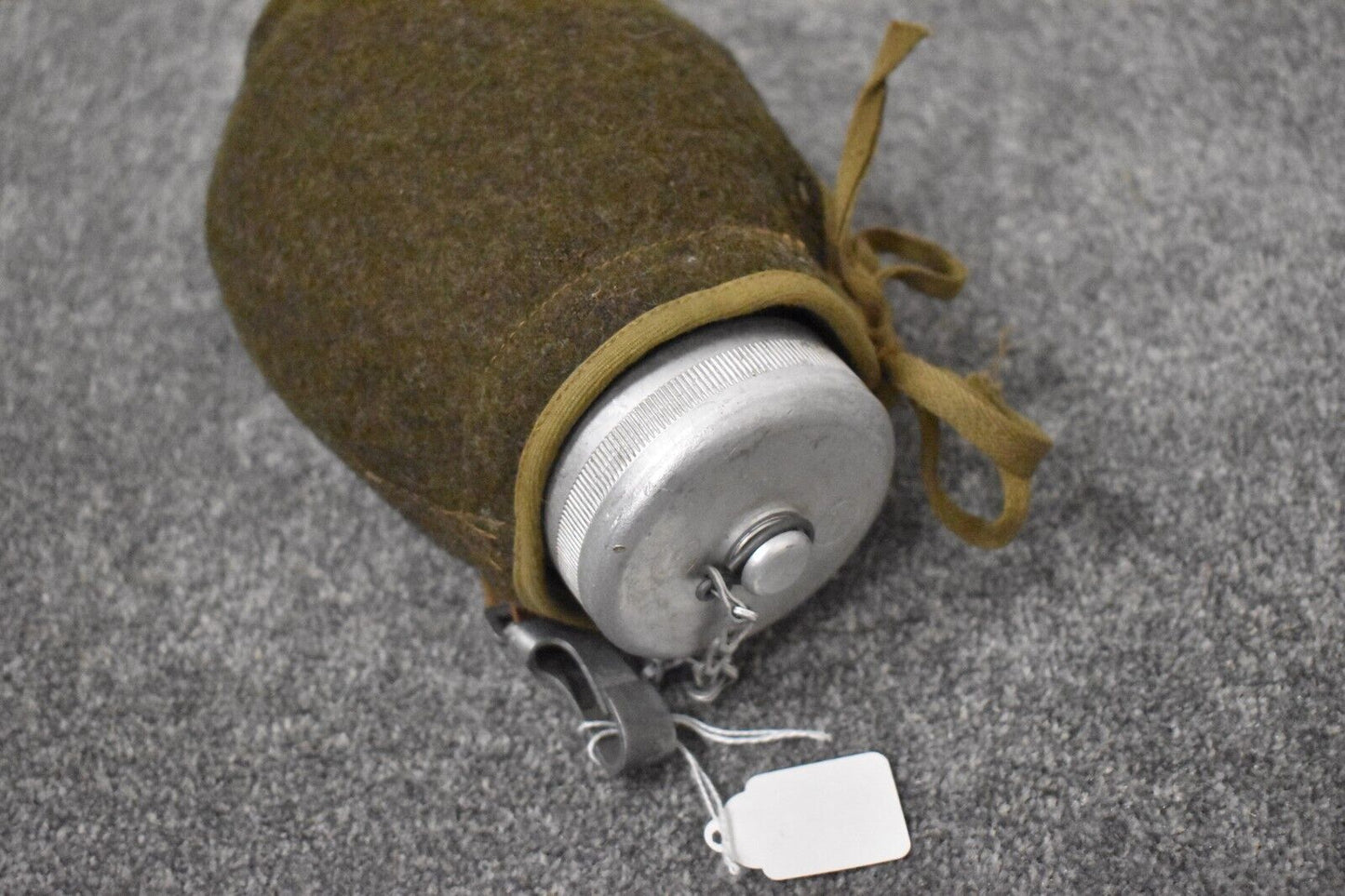 Original Polish Army 0.7L Field Canteen Water Bottle 1984 Military Surplus