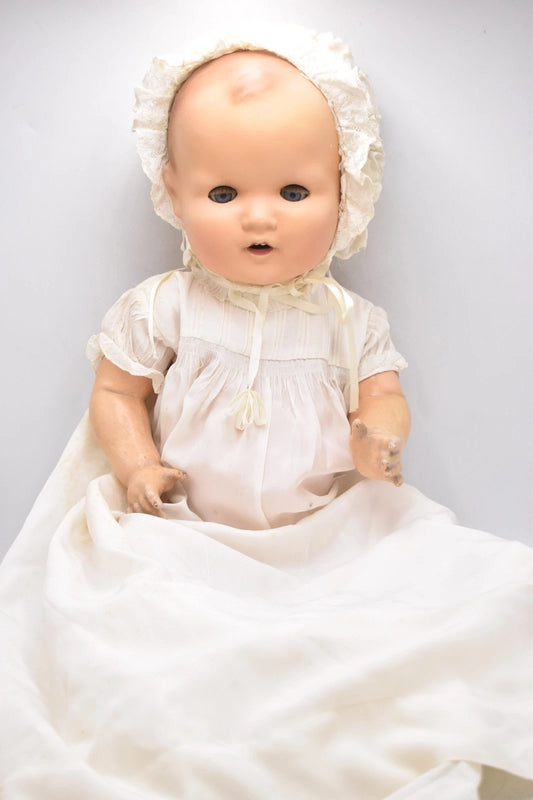 Antique Armand Marseille 518 Large Bisque Head Doll 64cm Sleep Eyes Blinking