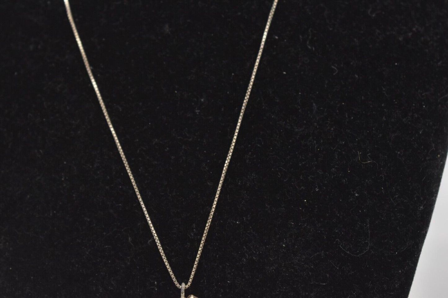 Vintage Sterling Silver 925 Poodle Dog Pendant Necklace – 42cm