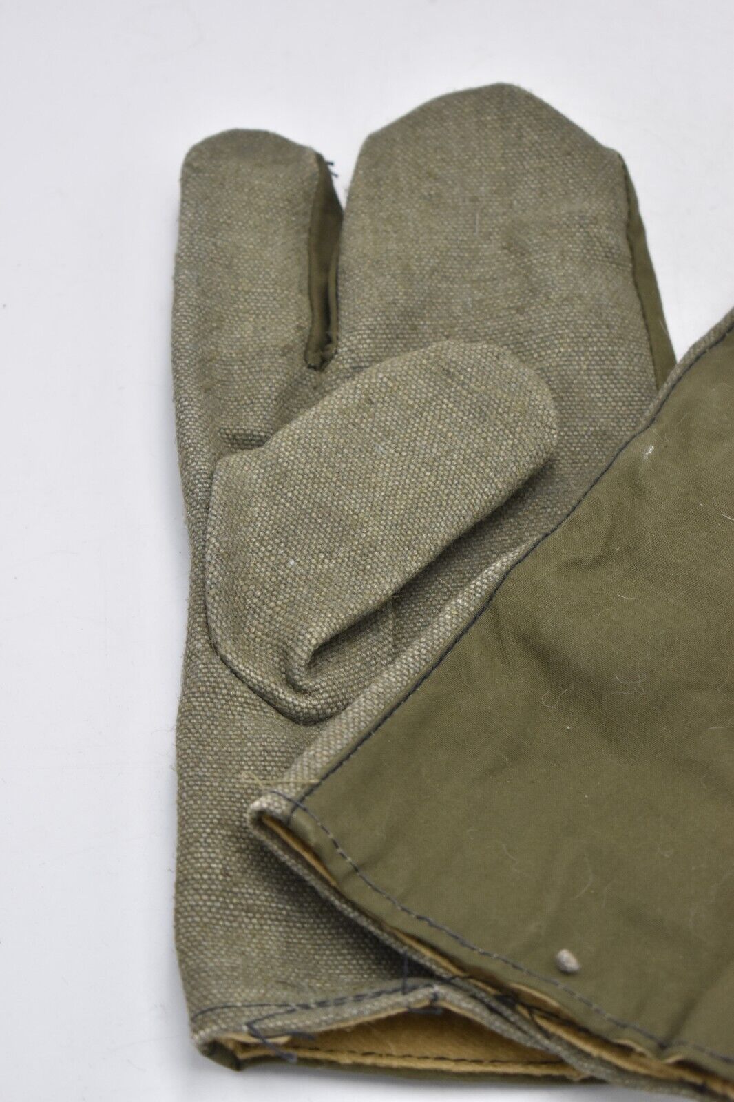 German Army 3-Finger Mittens / Work Gloves – Size Medium