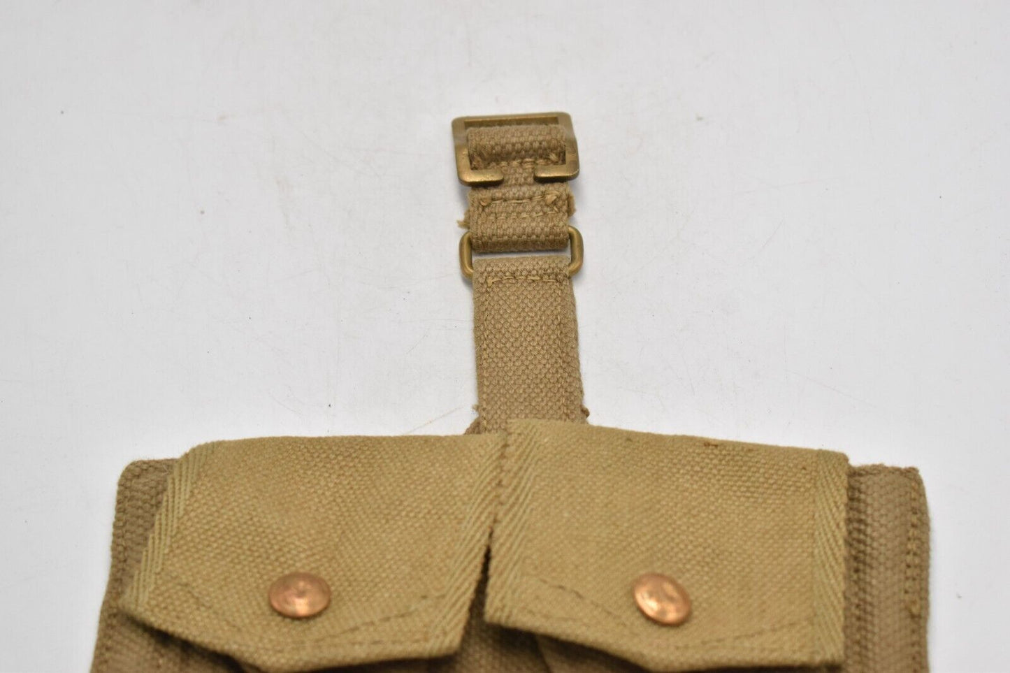 British Army WWII 37 Pattern Double Ammunition Pouch – Dated 1943