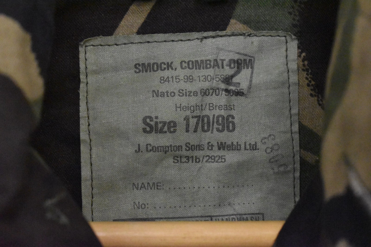 British Army DPM Combat Jacket Size 170/96 Camouflage Airsoft, Fishing Paintball