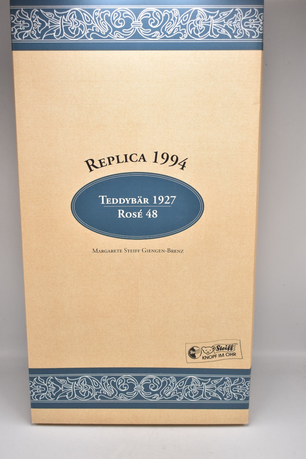 Steiff Teddy Rosé 1927 Replica – 407192 – Limited Edition Growler