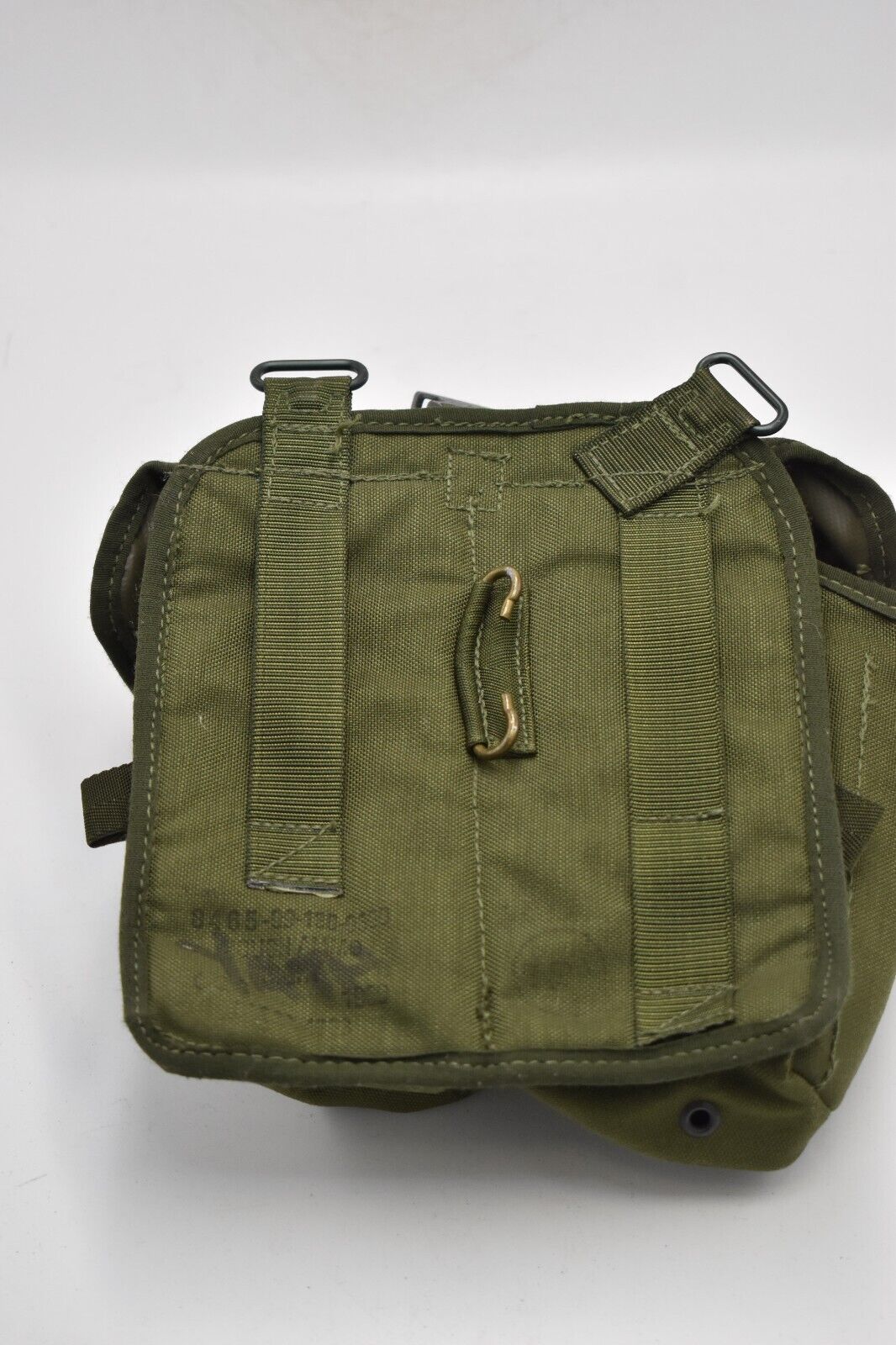 British Army Olive Green PLCE Right Hand Double Ammunition Pouch