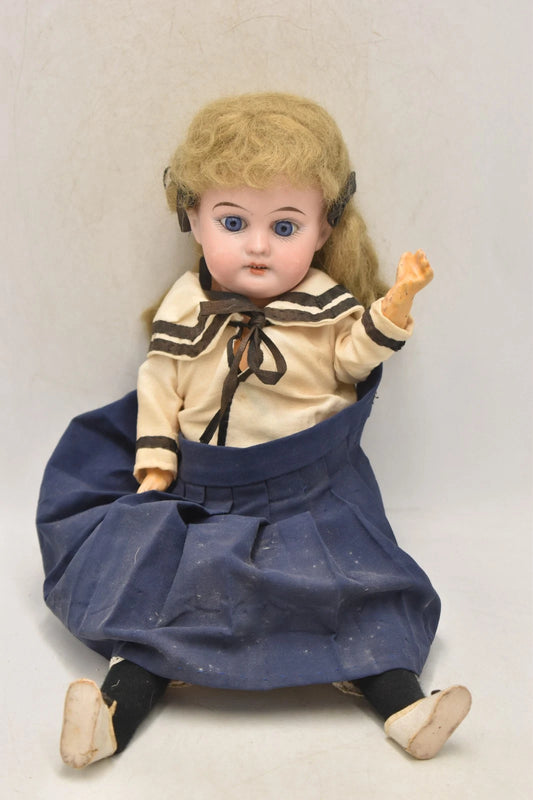 Antique Armand Marseille 1894 AM Bisque Head Doll With Teeth 35cm Vintage