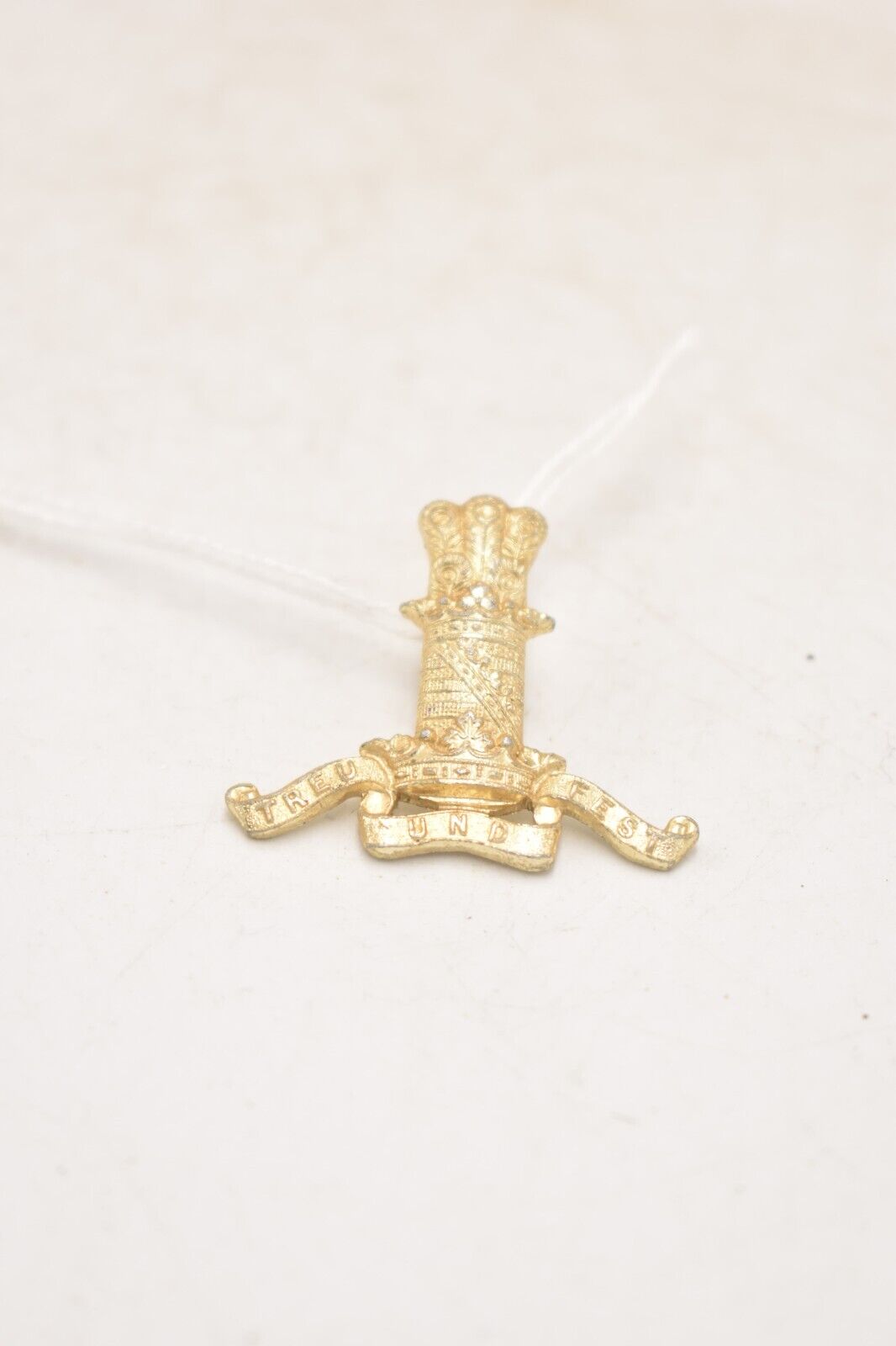 Vintage 11th Hussars Cap Badge British Army 1960s Staybrite