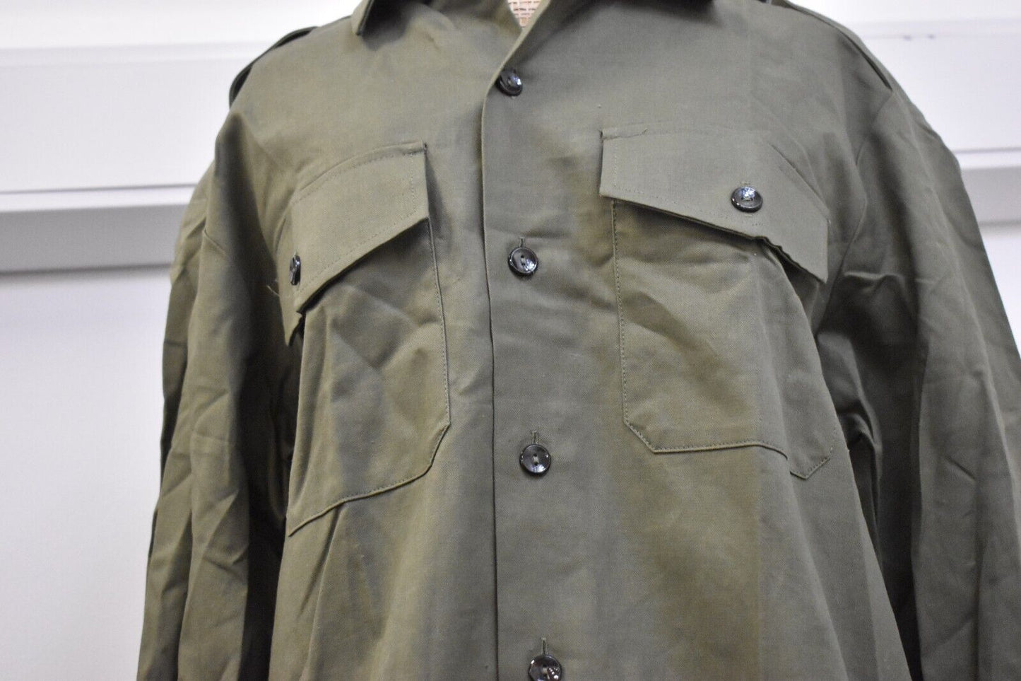 British Army General Service Shirt – OD Ben Sherman, Size 38/40"