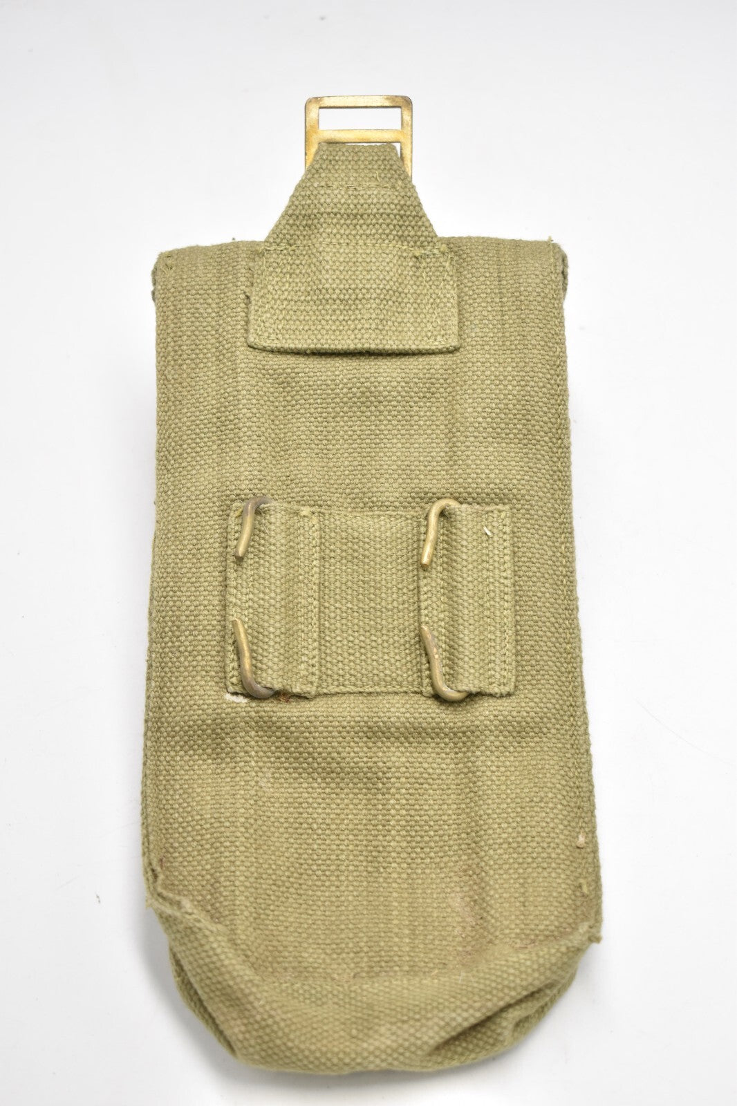 Vintage Belgian Army M51 Ammunition Pouch 1951 Dated WWII 37 Pattern Webbing