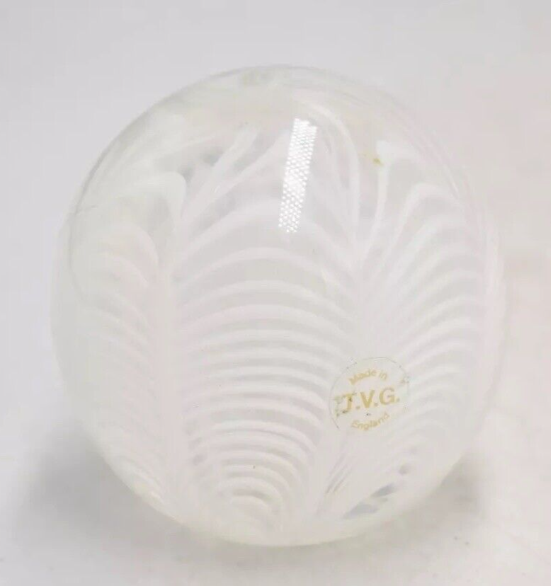 Vintage Teign Valley Glass Paperweight - Decorative Art Glass