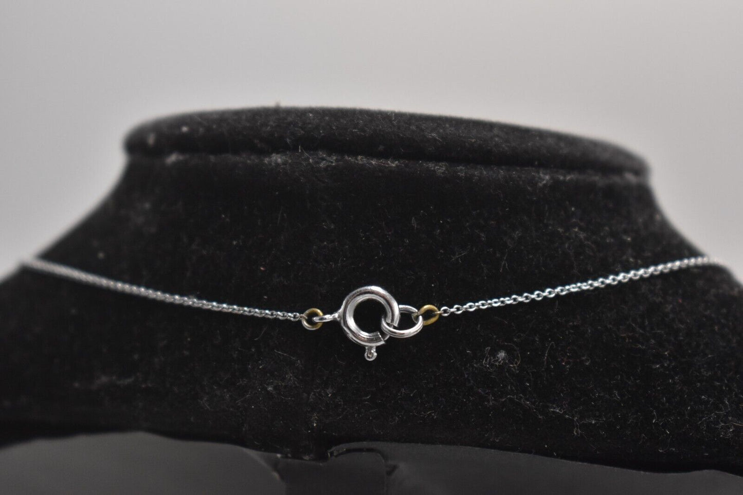 Vintage Silver Metal Rainbow Rhinestone Pendant Necklace