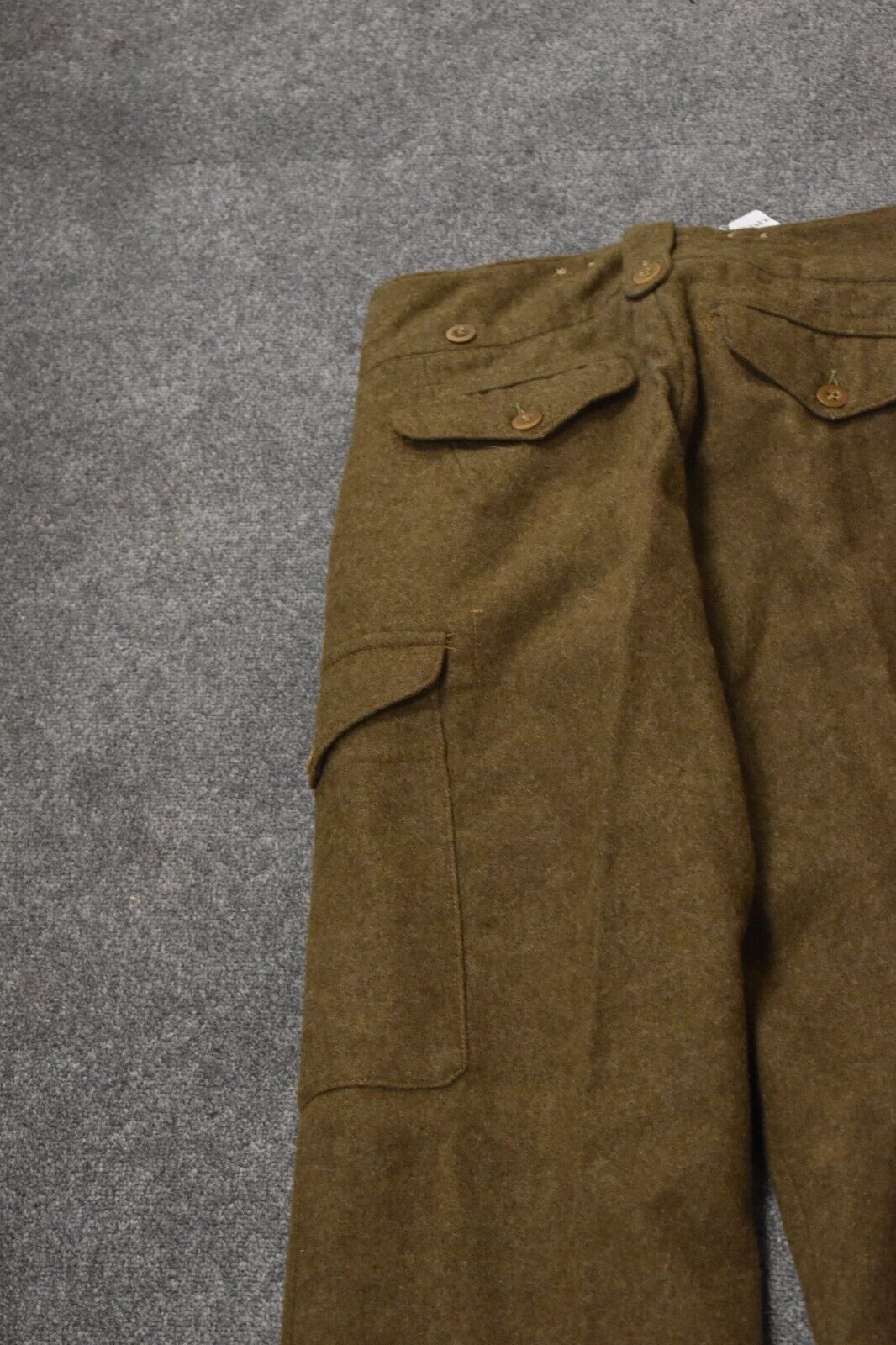 British Army 1949 Pattern Wool Battledress Trousers – W32" L29", Dated 1955