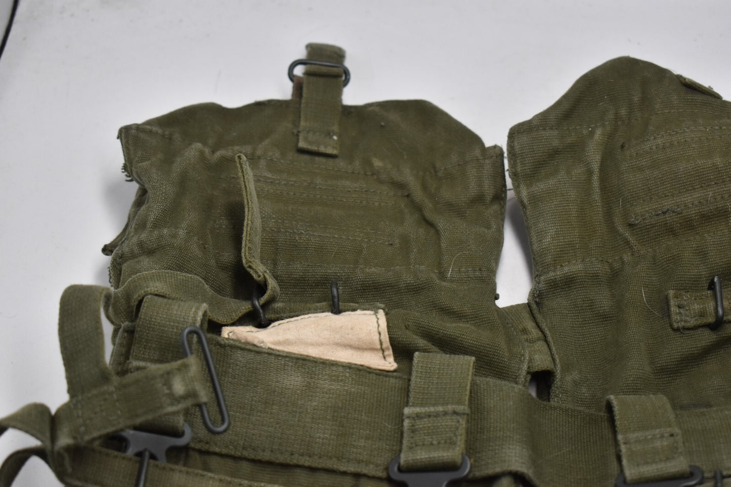 British Army 58 Pattern Webbing Kidney Pouch Set