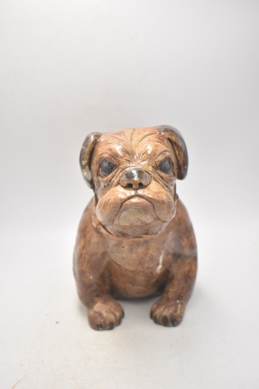Vintage Critters English Bulldog Large Stone Figurine Statue Ornament – G Bolton