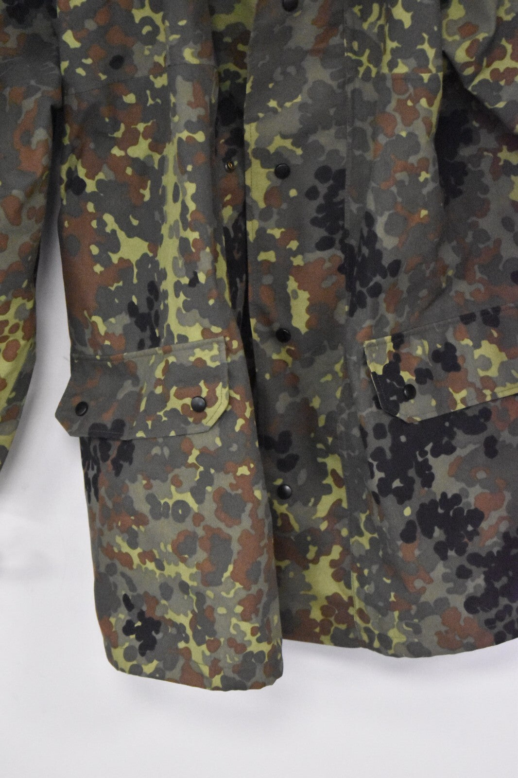 German Army Flecktarn Camo Waterproof Jacket 44" Chest