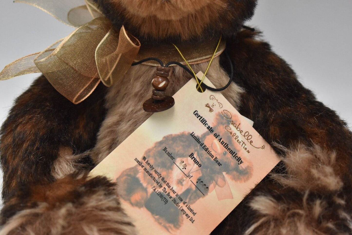 Charlie Bears "Bruno" – Isabelle Collection Bear Studio Limited Edition
