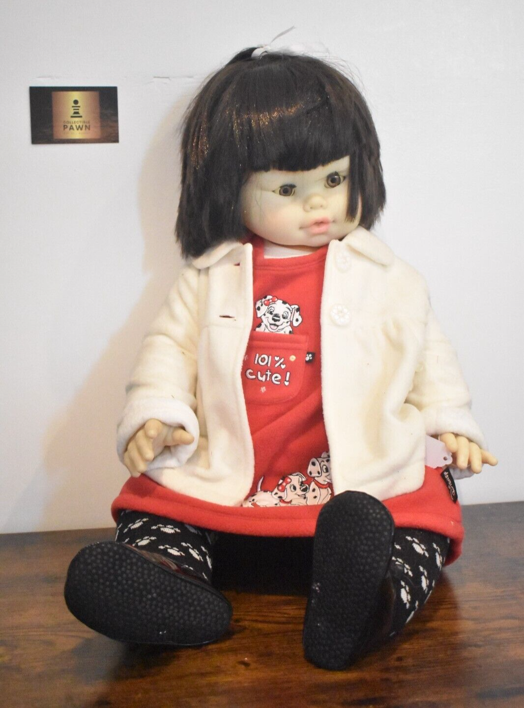 Vintage B.B. Doll – Made in Spain – 23" Hard Plastic Life-Like Doll