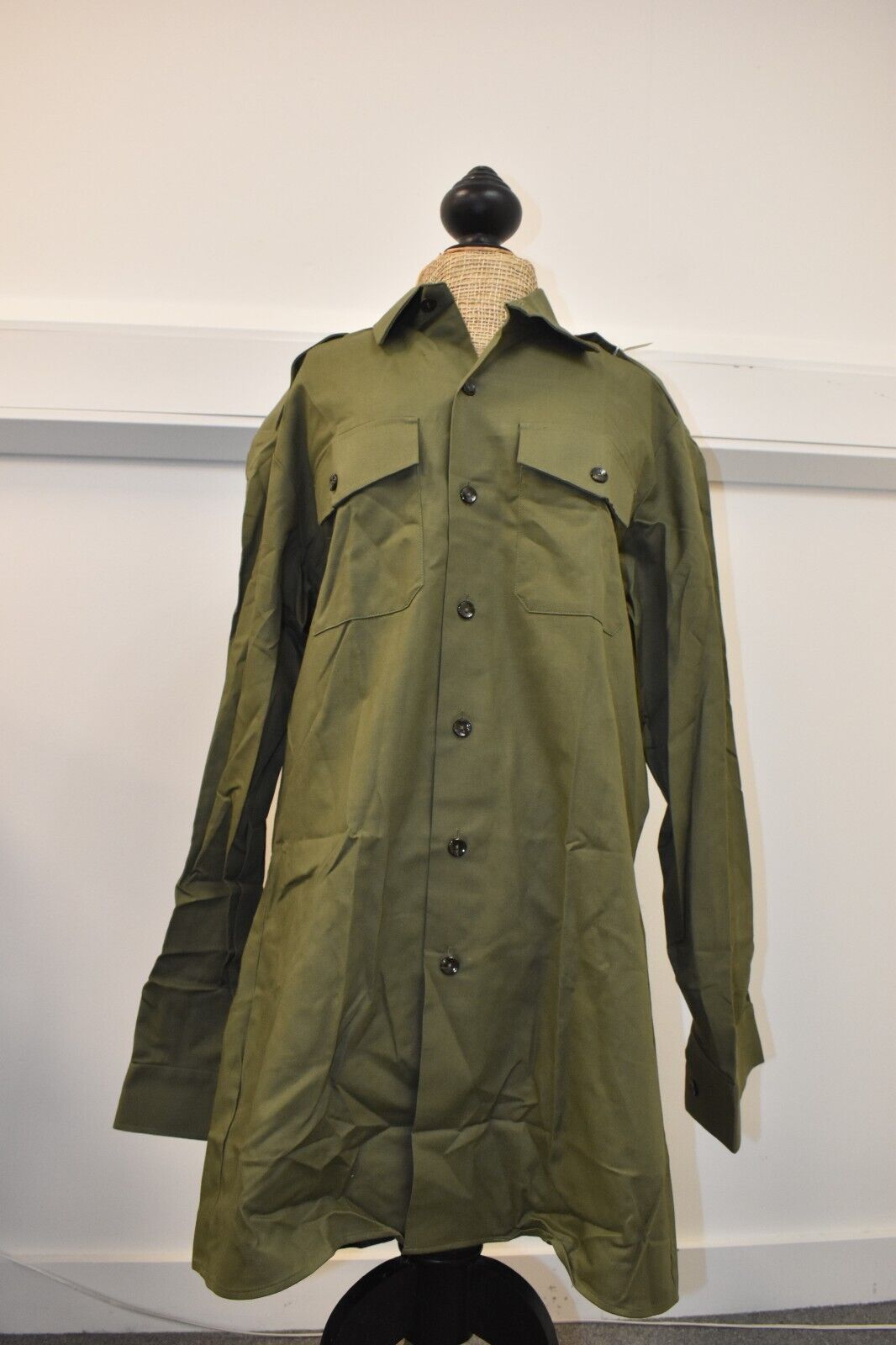 British Army General Service Shirt – OD Ben Sherman, Size 38/40"