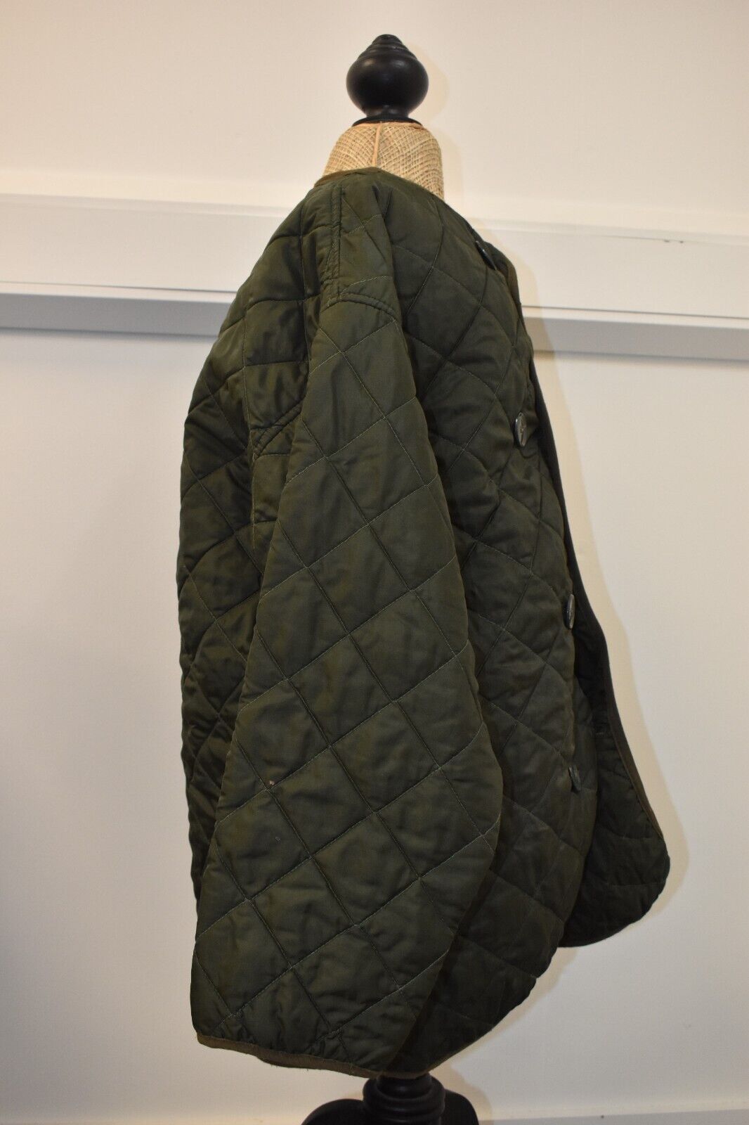 British Army Green Quilted Extreme Cold Weather Parka Jacket Liner – 40" Chest