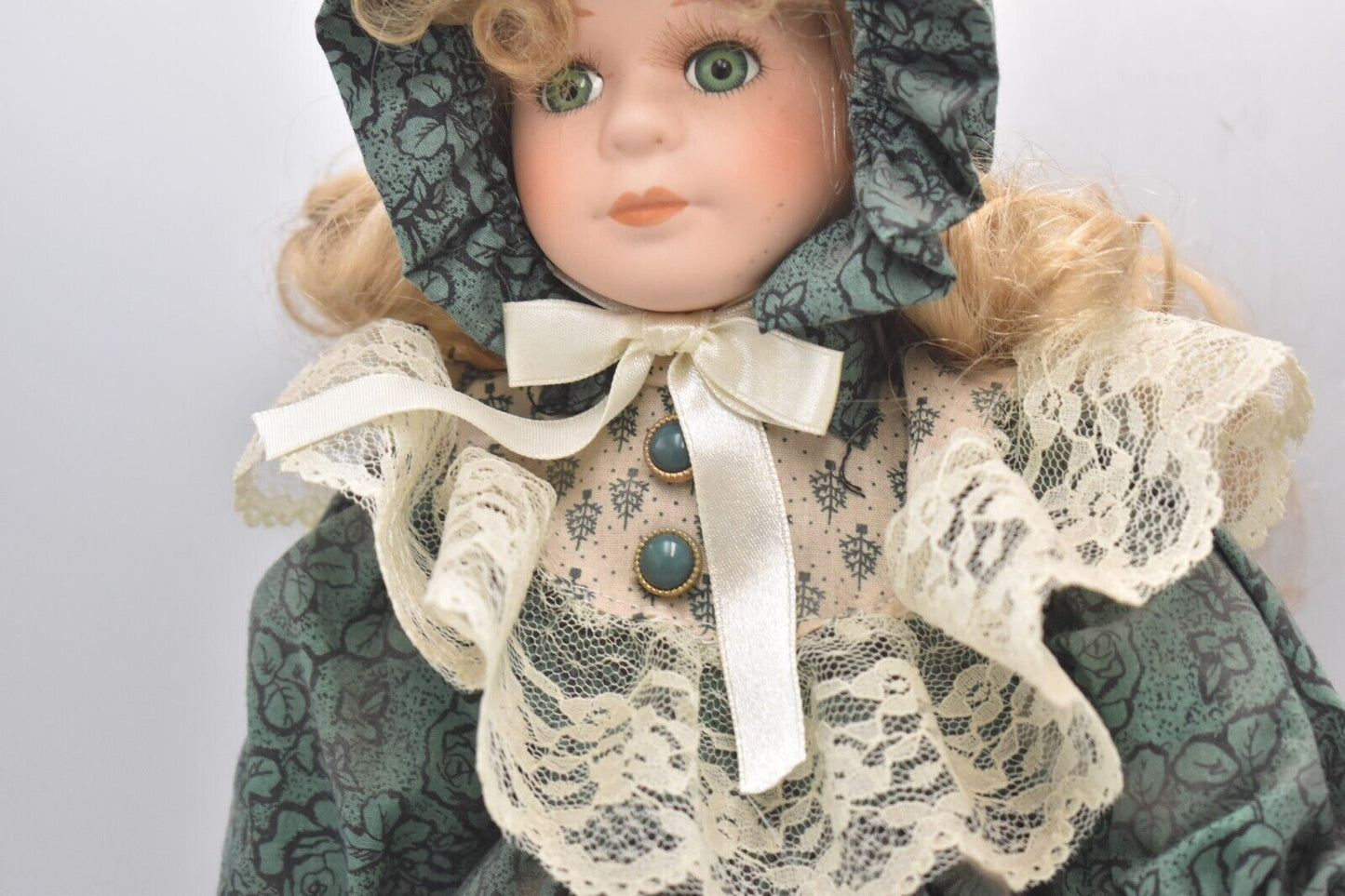 Vintage Regency Fine Arts Polly Put the Kettle On Porcelain Doll Retired Tagged