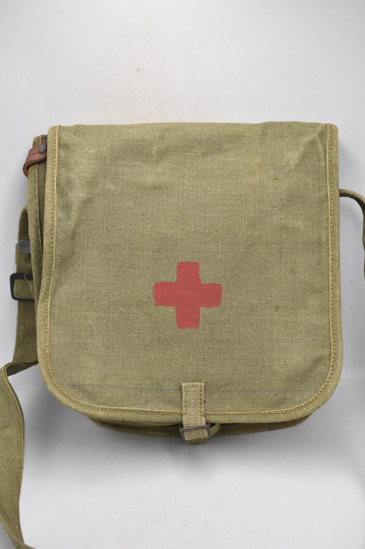 Vintage Polish Army Wz-46 Medic’s Bag / Medical Satchel – Straps Dated 1937
