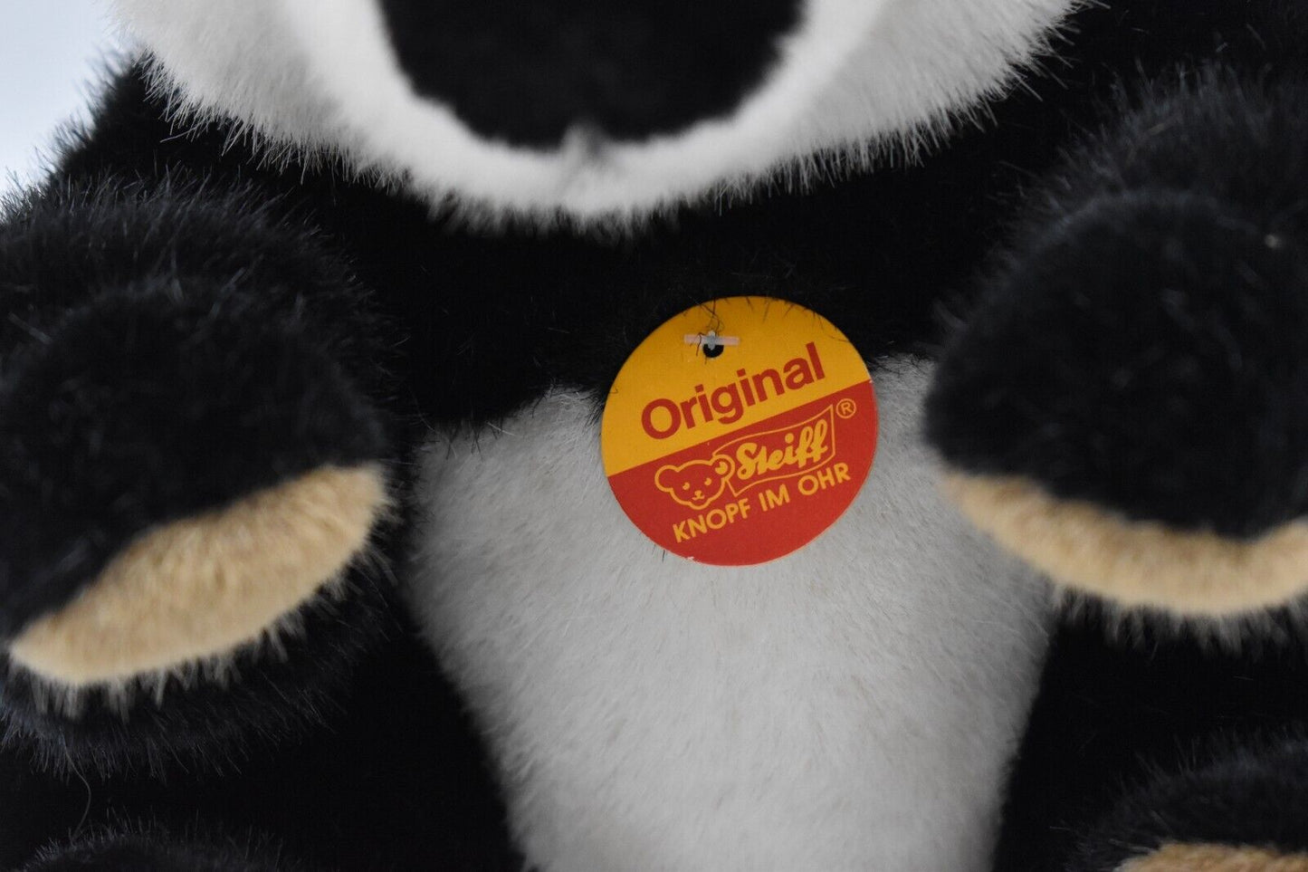 Steiff Classic Plush Panda 060175 Soft Toy – Retired & Tagged