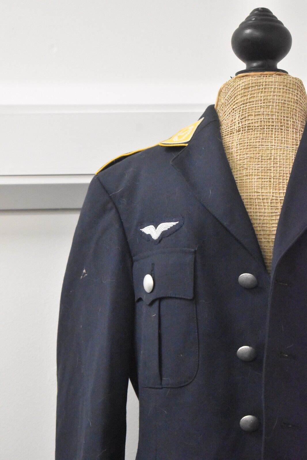 West German Air Force Luftwaffe Unteroffizier Blue Dress Jacket Tunic – Size 38"