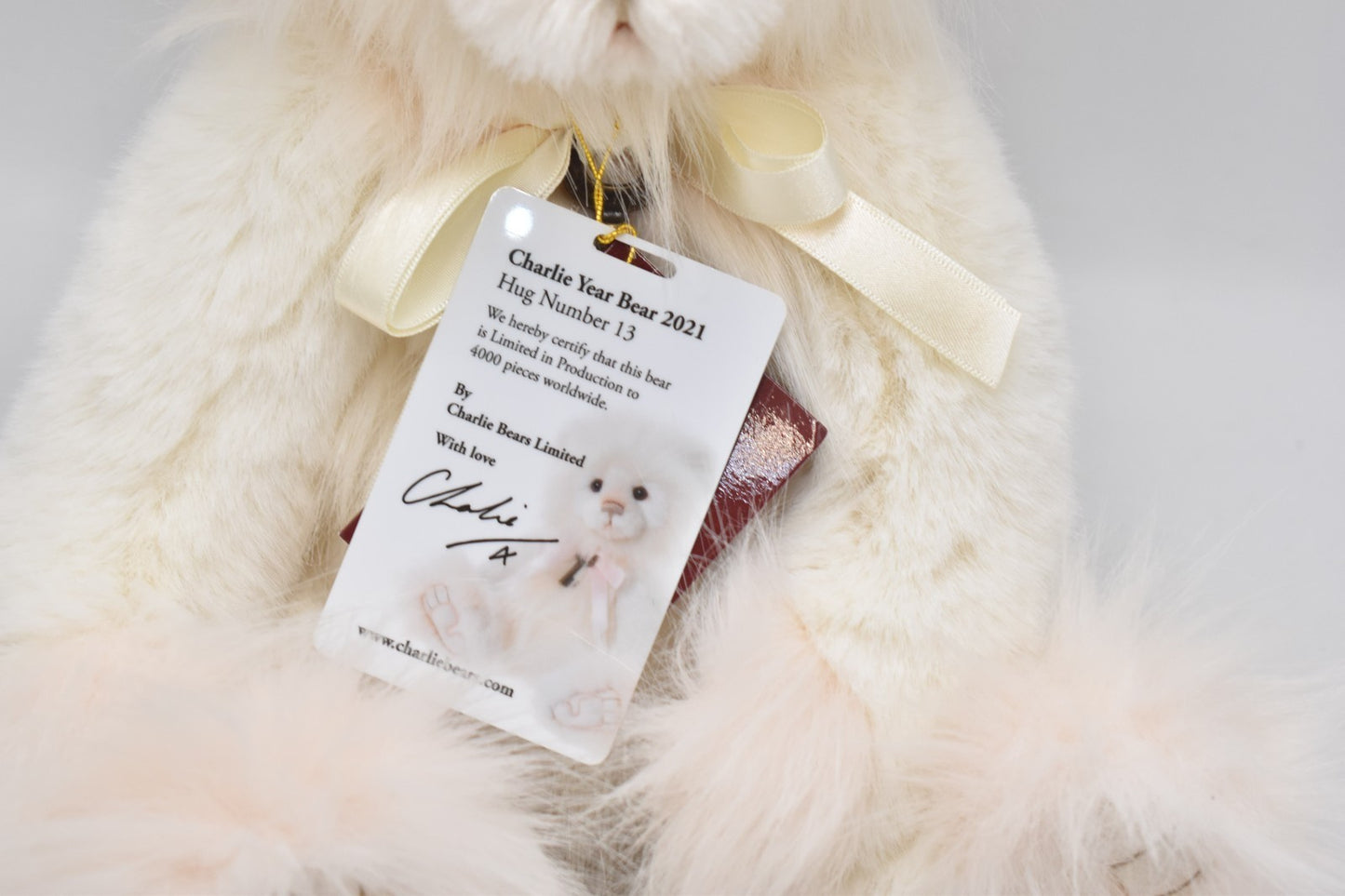 Charlie Bears Year Bear 2021 Hug 13 – Isabelle Lee Design – Retired – Tagged