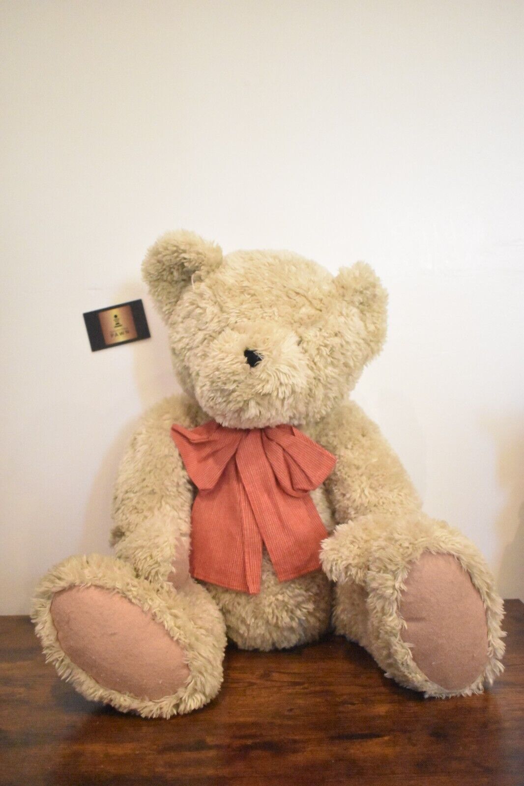 Boyds Harlan Large Cream Teddy Bear – Plush Soft Toy – Retired & Tagged
