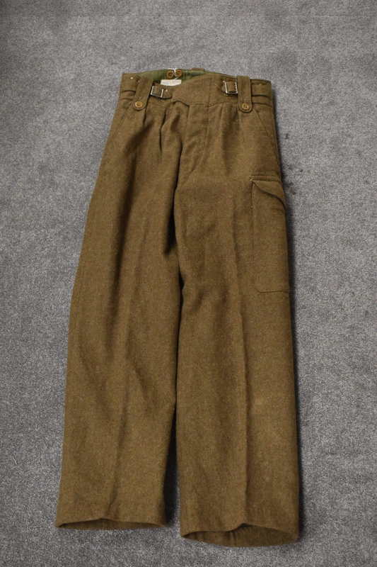 British Army 1949 Pattern Wool Battledress Trousers – W32" L29", Dated 1955
