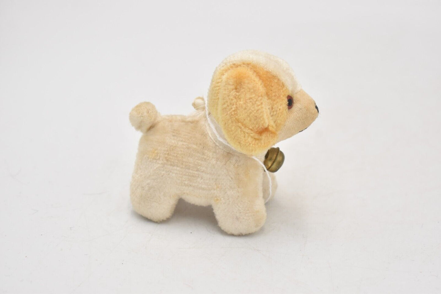 Vintage Artist Mohair Teddy Bear Dog 7cm Collectible Miniature