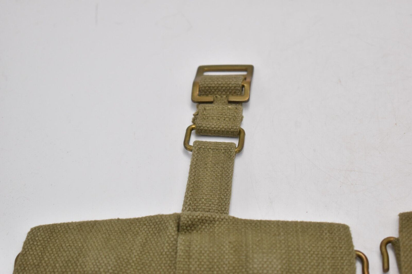 Belgian Army 1953 Dated Double Ammunition Pouches – Original Military Webbing