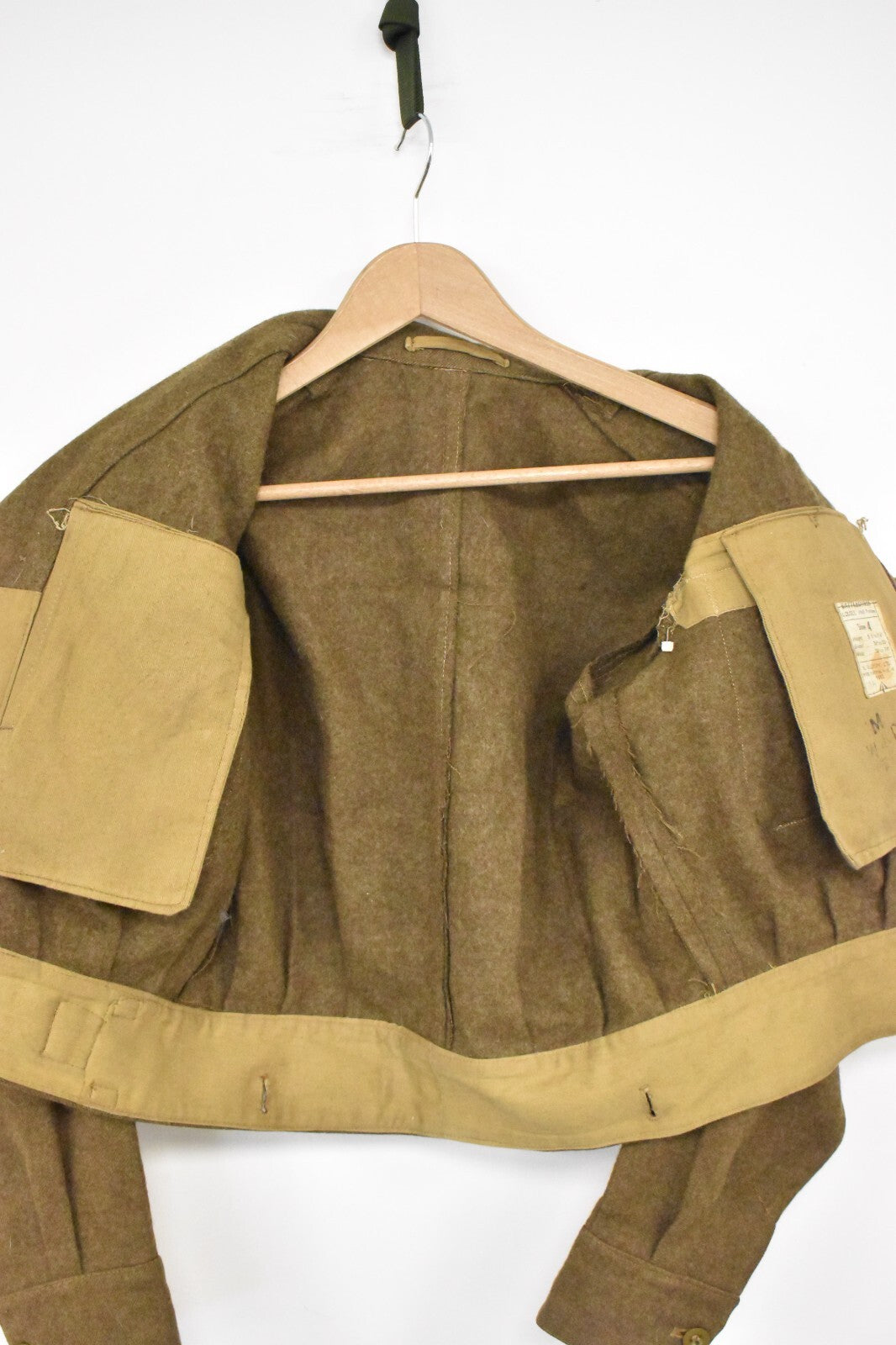 Vintage British Army 1949 Pattern Battledress Blouse Dated 1953