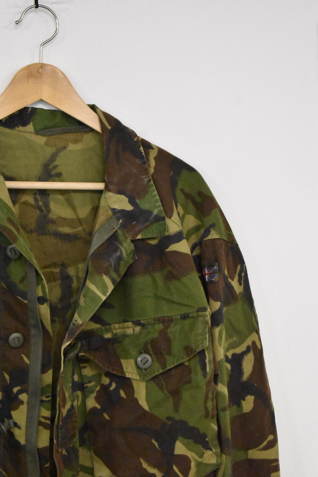 British Army Woodland DPM Combat Lightweight Jacket Shirt – Size 190/104
