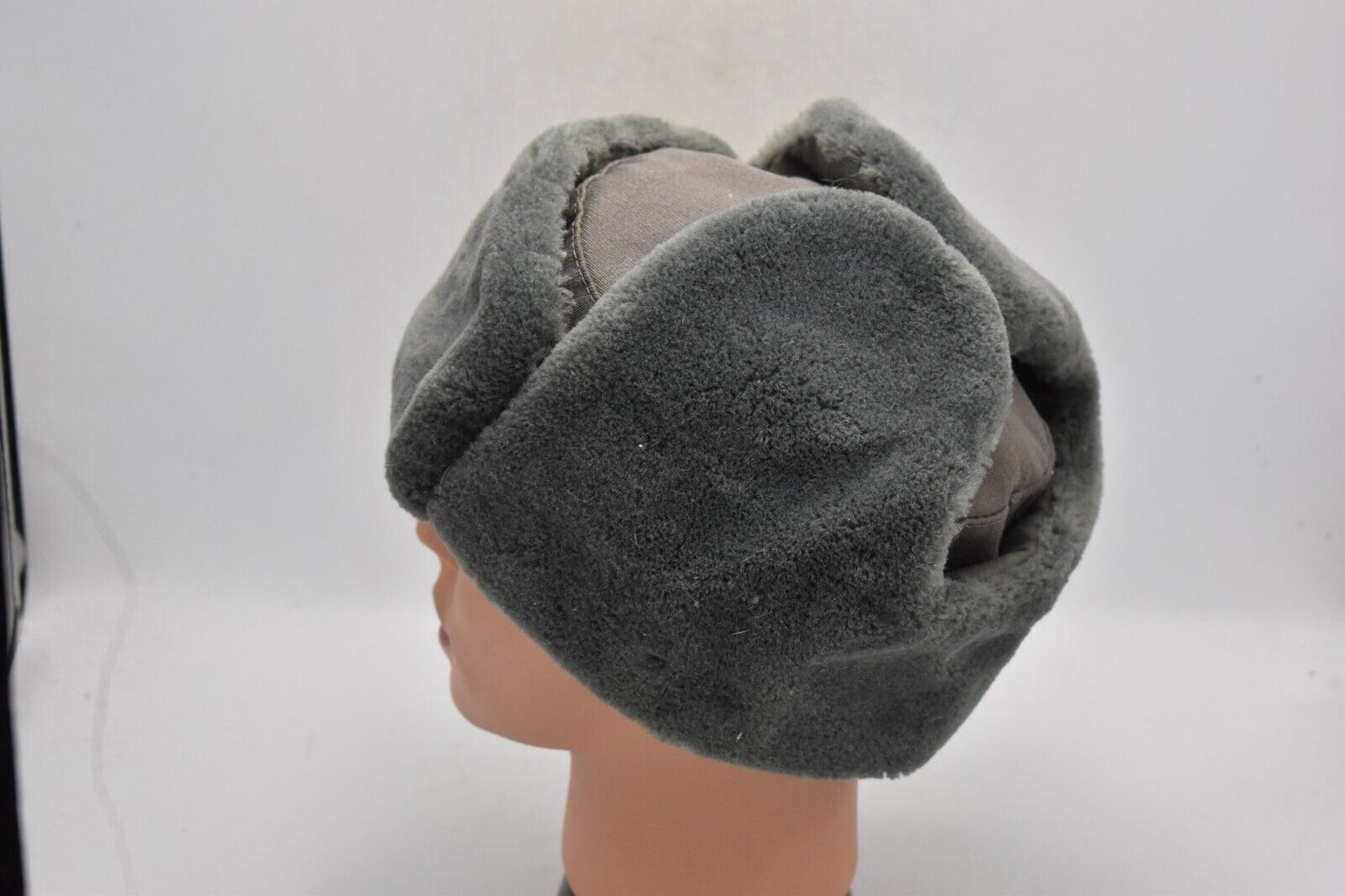 Vintage Soviet USSR Russian Army Ushanka Hat – Size 57