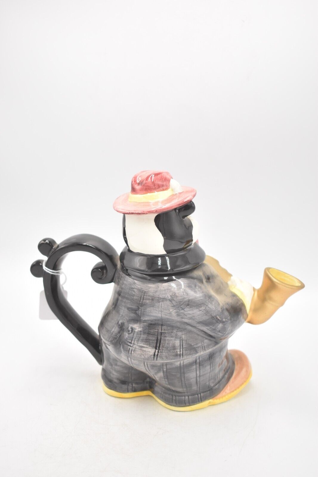 Vintage 1993 Fitz & Floyd Omnibus Saxophone Playing Cow Teapot – Decorative