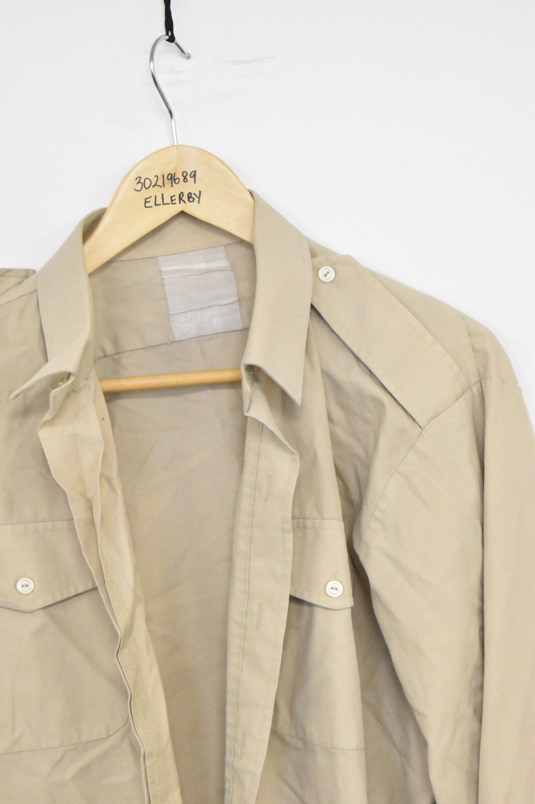 British Army No.2 Fawn Dress Parade Shirt Chest 46" Military Uniform