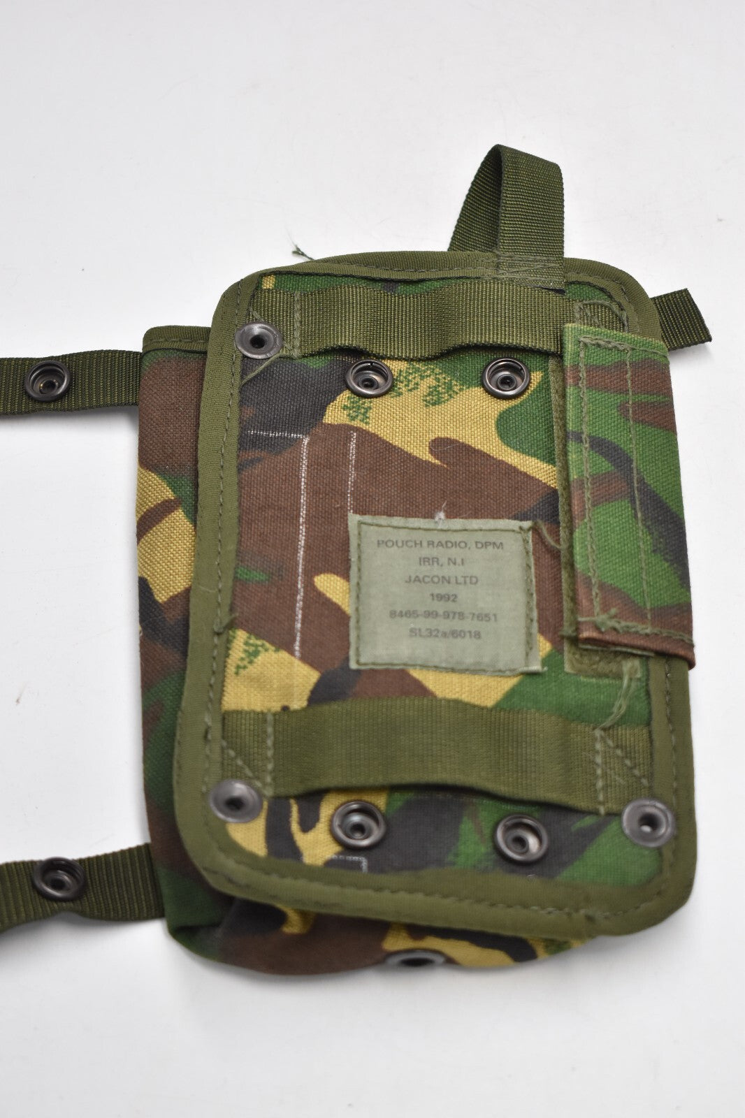 British Army Woodland DPM Clansman PRC349 Radio PLCE Webbing Pouch