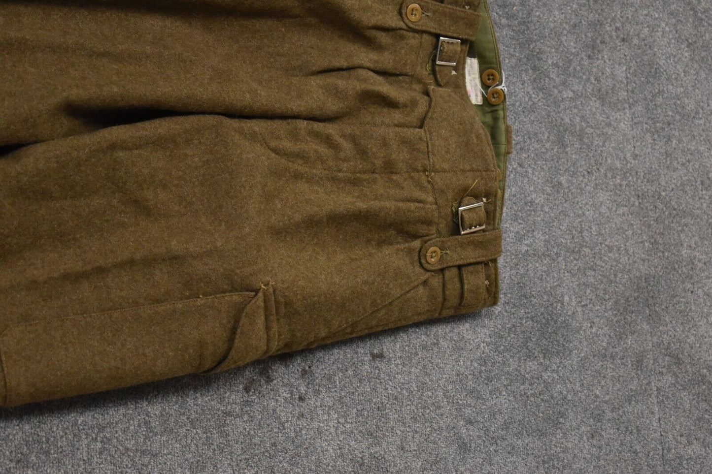 British Army 1949 Pattern Wool Battledress Trousers – W32" L29", Dated 1955