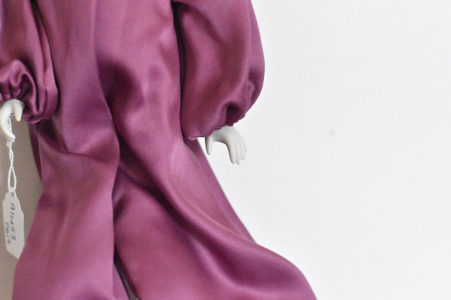 Vintage Porcelain Doll – Creepy Haunted Doll with High Heels & Silk Outfit