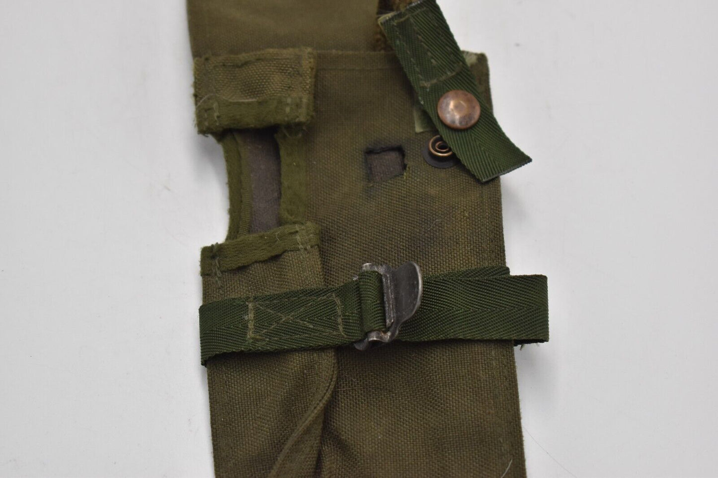 British Army PLCE Clansman Radio Webbing Pouch - Olive Green