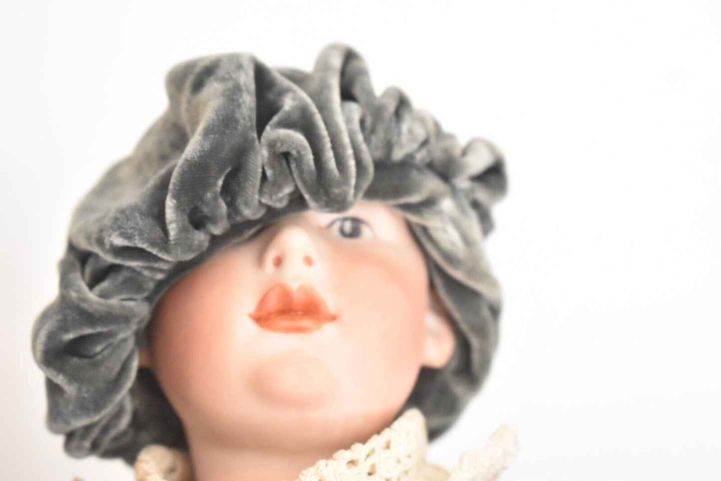 Vintage German Porcelain Head Bisque Doll – Reproduction Mark 8, 44cm